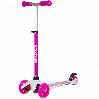 Самокат Novatrack Disco-Kids Print (2020) Самокат для детей Novatrack Disco-kids Print, колеса PU пер.120*24  задн.76*24мм, эргономичны			
